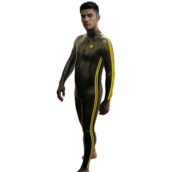 Full suit with thru zip and side stripes (matching)